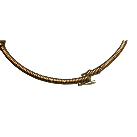 Handcrafted Wire Wrapped Tassel & Stone Keychain With Hook Closure - Picture 3 of 6